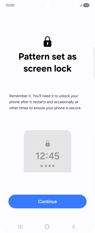 Press Continue. Press Continue.