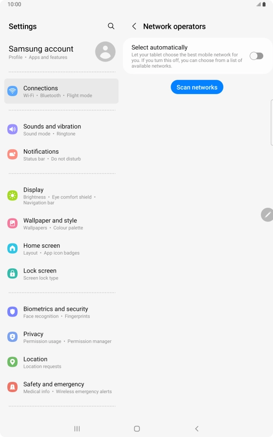 Press the indicator next to Press the indicator next to