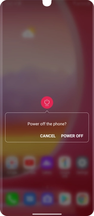 Press POWER OFF. Press POWER OFF.