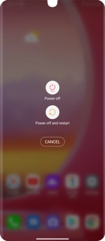 Press Power off. Press Power off.