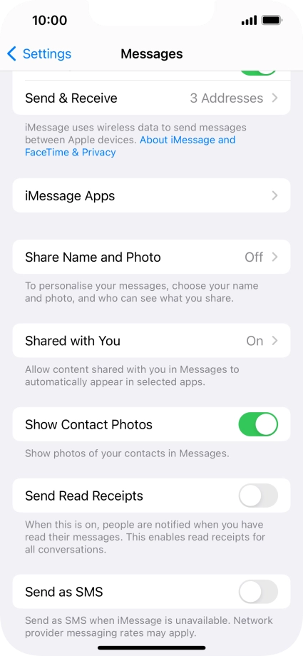 Press the indicator next to Press the indicator next to