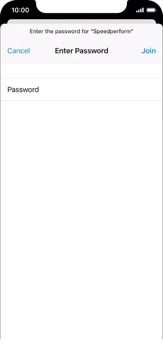 Key in the password for the Wi-Fi network and press Join. Key in the password for the Wi-Fi network and press Join.
