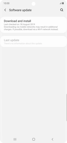 Press Download and install. If a new software version is available, it's displayed. Follow the instructions on the screen to update the phone software. Press Download and install. If a new software version is available, it's displayed. Follow the instructions on the screen to update the phone software.