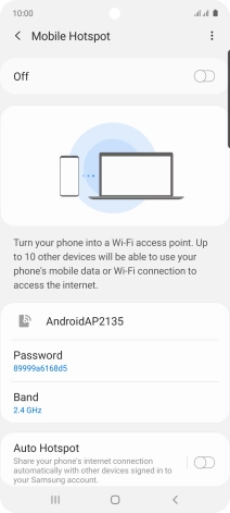 Press the menu icon. Press the menu icon.