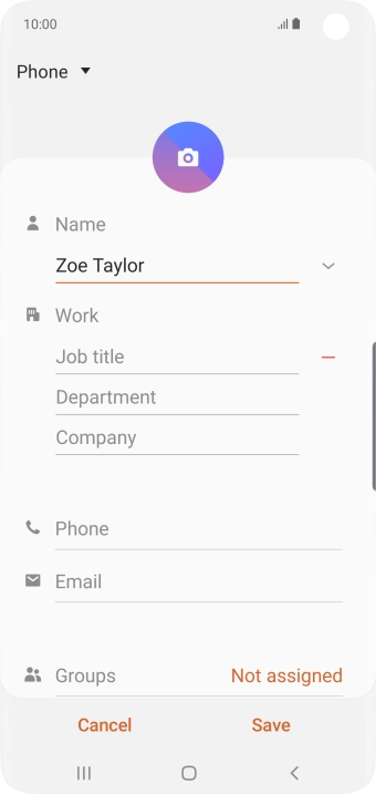 Press Phone and key in the required phone number. Press Phone and key in the required phone number.