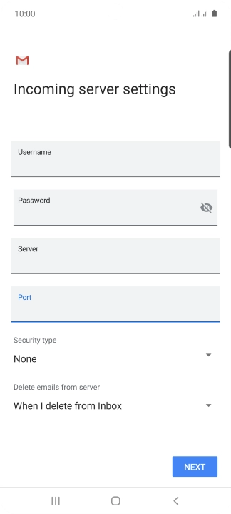 Press the drop down list below Press the drop down list below