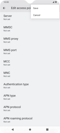 Press Save. Press Save.