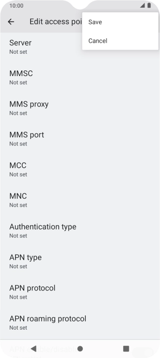 Press Save. Press Save.