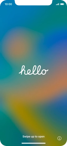 Slide your finger upwards starting from the bottom of the screen. Slide your finger upwards starting from the bottom of the screen.