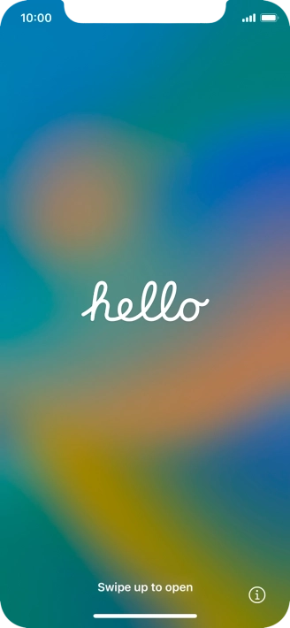 Slide your finger upwards starting from the bottom of the screen. Slide your finger upwards starting from the bottom of the screen.