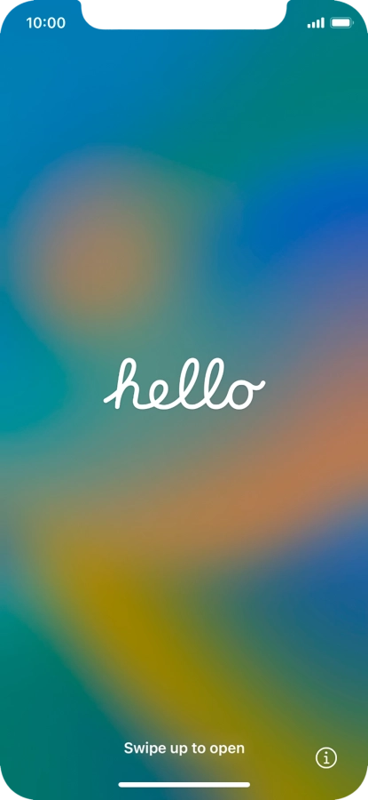 Slide your finger upwards starting from the bottom of the screen. Slide your finger upwards starting from the bottom of the screen.