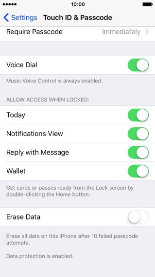 Press the indicator next to Press the indicator next to