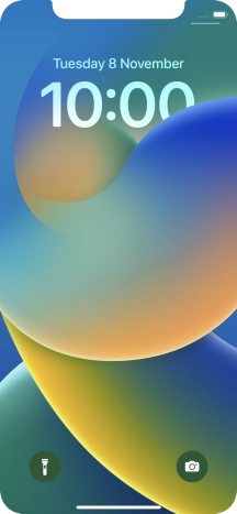 Slide your finger upwards starting from the bottom of the screen. Slide your finger upwards starting from the bottom of the screen.