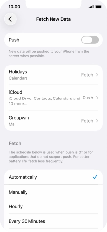 If you turn off the function, press the required setting. If you turn off the function, press the required setting.