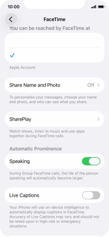 Press the required setting below Press the required setting below