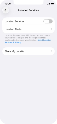Press the indicator next to Press the indicator next to