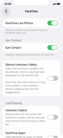Press the indicator next to Press the indicator next to