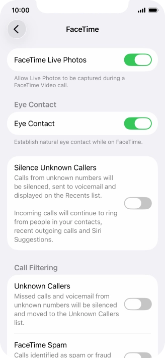 Press the indicator next to Press the indicator next to