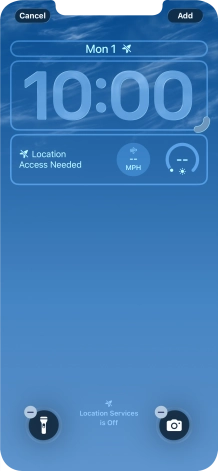 To customise the way the lock screen date is displayed, press the date widget and follow the instructions on the screen to select the required widget display mode. To customise the way the lock screen date is displayed, press the date widget and follow the instructions on the screen to select the required widget display mode.