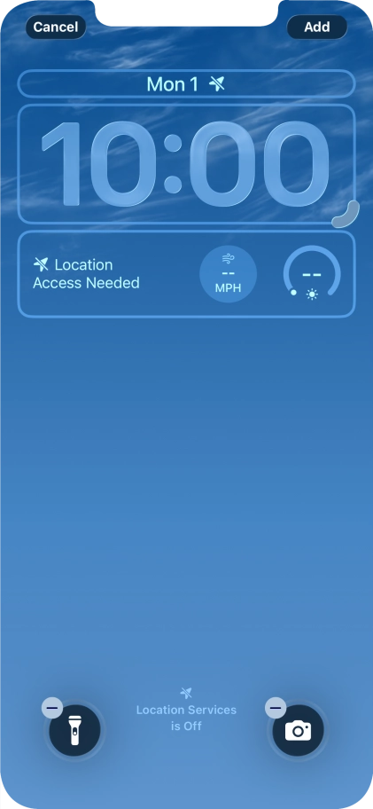 To customise the way the lock screen date is displayed, press the date widget and follow the instructions on the screen to select the required widget display mode. To customise the way the lock screen date is displayed, press the date widget and follow the instructions on the screen to select the required widget display mode.