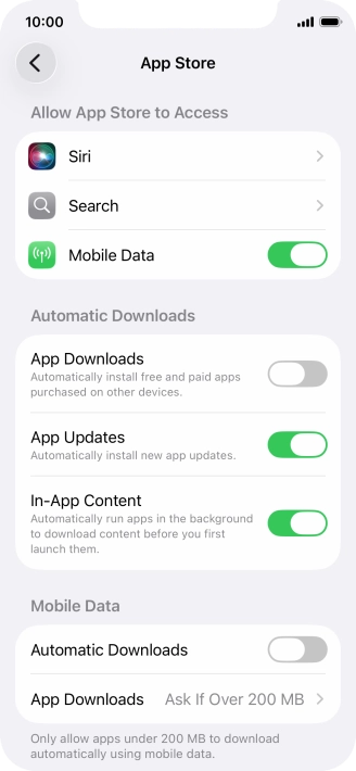 Press the indicator next to Press the indicator next to