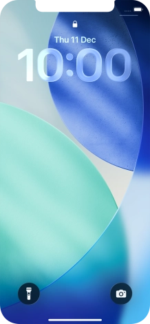 Press and hold anywhere on the lock screen. Press and hold anywhere on the lock screen.