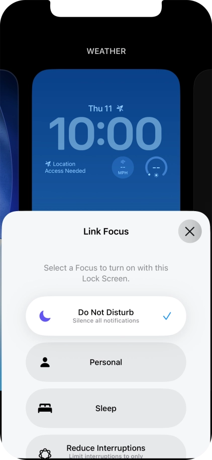 Press the close icon. Press the close icon.