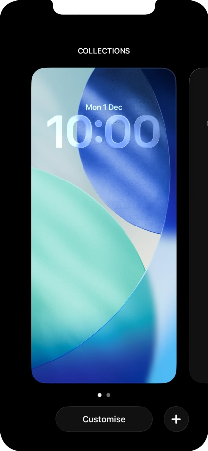 Press the add icon. Press the add icon.