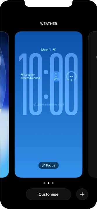 Press Focus. Press Focus.