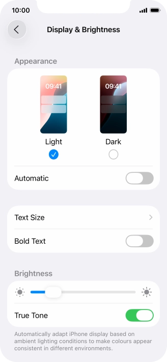 Press Dark. Press Dark.