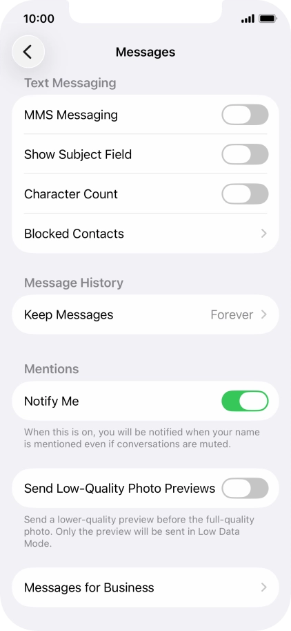 Press the indicator next to Press the indicator next to