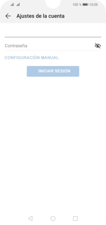 Pulsa Contraseña e introduce la contraseña de tu cuenta de correo electrónico. Pulsa Contraseña e introduce la contraseña de tu cuenta de correo electrónico.