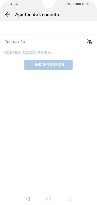 Pulsa Contraseña e introduce la contraseña de tu cuenta de correo electrónico. Pulsa Contraseña e introduce la contraseña de tu cuenta de correo electrónico.
