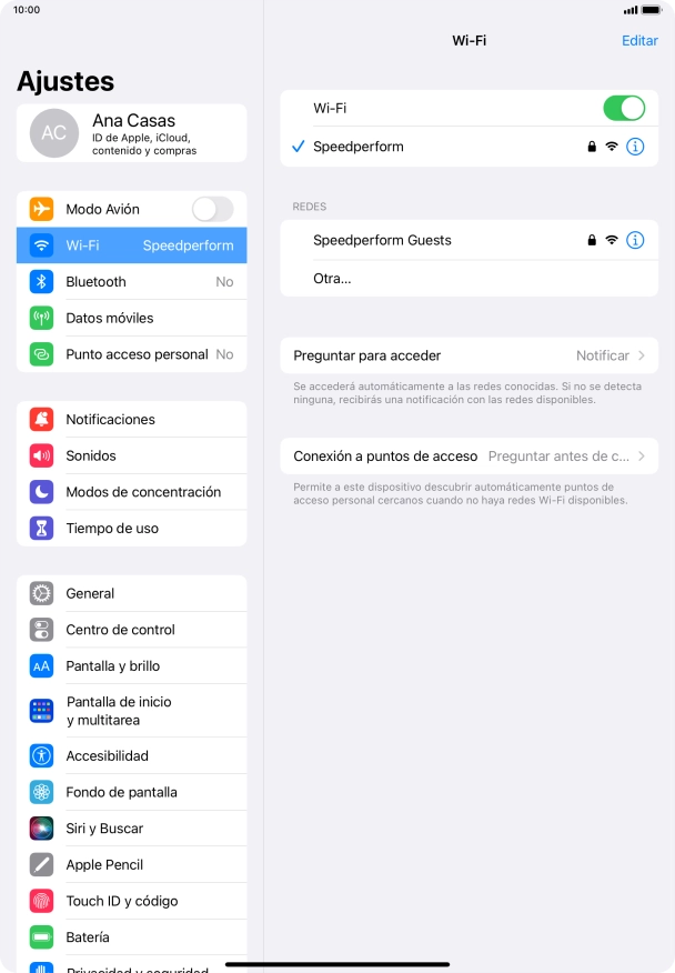 Desliza el dedo hacia arriba desde la parte inferior de la pantalla para terminar y volver a la pantalla de inicio. Desliza el dedo hacia arriba desde la parte inferior de la pantalla para terminar y volver a la pantalla de inicio.