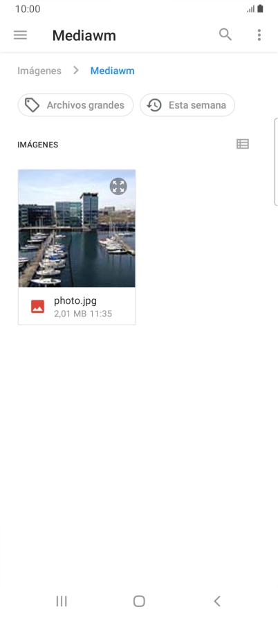 Pulsa el archivo deseado. Pulsa el archivo deseado.