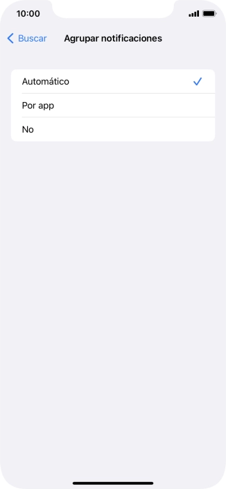 Pulsa el ajuste deseado. Pulsa el ajuste deseado.