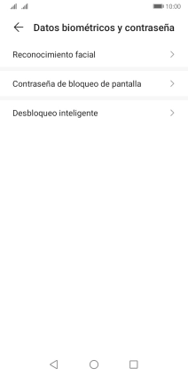 Pulsa Contraseña de bloqueo de pantalla. Pulsa Contraseña de bloqueo de pantalla.