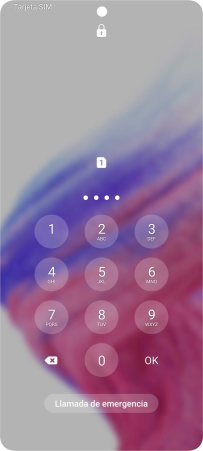 Si lo solicita el teléfono, introduce el código PIN y pulsa OK. Si lo solicita el teléfono, introduce el código PIN y pulsa OK.