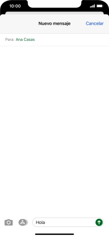 Pulsa el icono de enviar. Pulsa el icono de enviar.