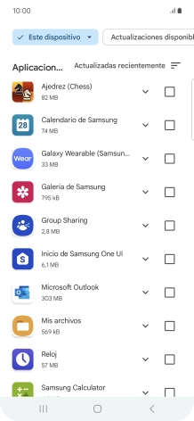 Pulsa la app deseada. Pulsa la app deseada.