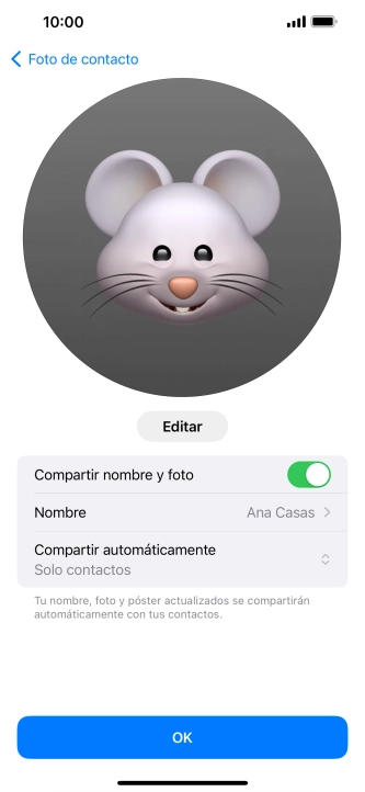 Pulsa el indicador junto a Pulsa el indicador junto a