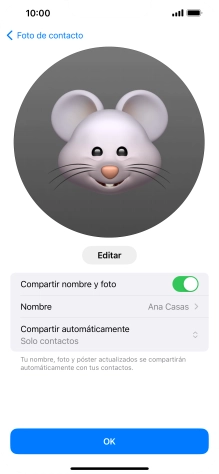 Pulsa el indicador junto a Pulsa el indicador junto a