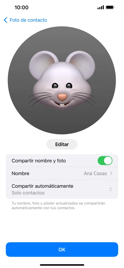 Pulsa el indicador junto a Pulsa el indicador junto a