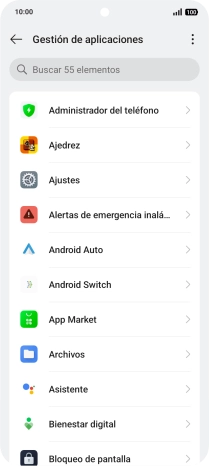 Pulsa la app deseada. Pulsa la app deseada.