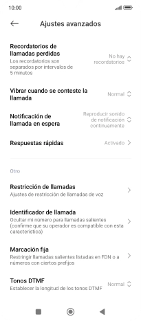 Pulsa Marcación fija. Pulsa Marcación fija.