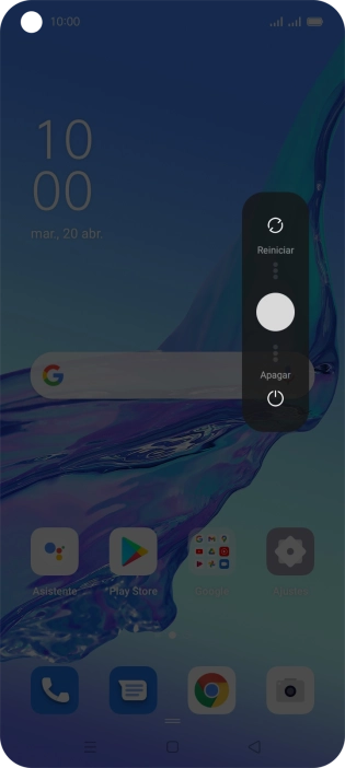 Pulsa el círculo y arrástralo hacia abajo. Pulsa el círculo y arrástralo hacia abajo.