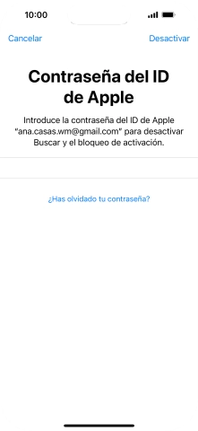 Pulsa Desactivar. Pulsa Desactivar.