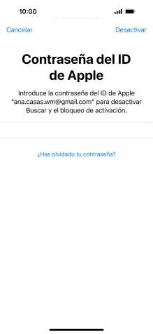 Pulsa Desactivar. Pulsa Desactivar.