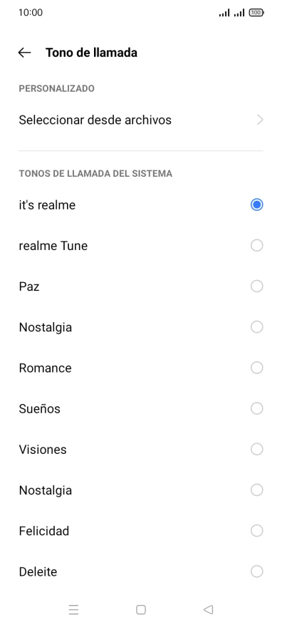 Pulsa Seleccionar desde archivos. Pulsa Seleccionar desde archivos.