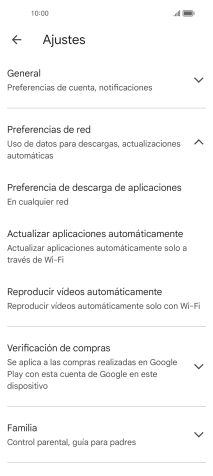 Pulsa Actualizar aplicaciones automáticamente. Pulsa Actualizar aplicaciones automáticamente.